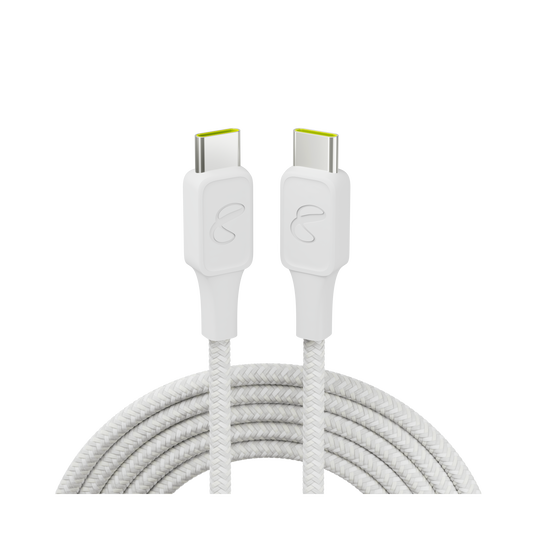 InstantConnect USB-C to USB-C - White - 100W PD ultra-fast charging cable for USB-C device - Hero image number null