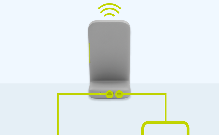 InstantStation Wireless Stand Laad drie apparaten tegelijk op - Image