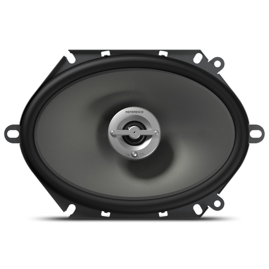 Reference 8602cfx - Black - A 6" x 8" / 5" x 7" custom-fit, two-way, high-fidelity coaxial speaker with true 4-ohm technology - Front image number null