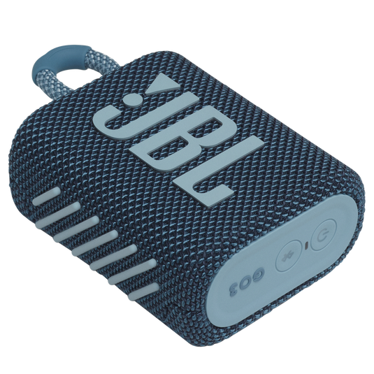 JBL Go 3 - Blue - Portable Waterproof Speaker - Detailshot 3 image number null