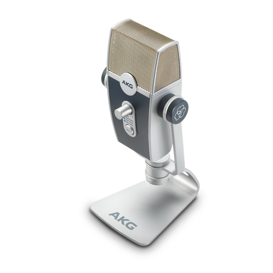 AKG Lyra - Silver - Ultra-HD Multimode USB Microphone  - Detailshot 3 image number null