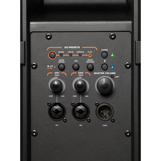 JBL IRX108BT - Black - Powered 8” Portable Speaker with Bluetooth® - Detailshot 1 image number null