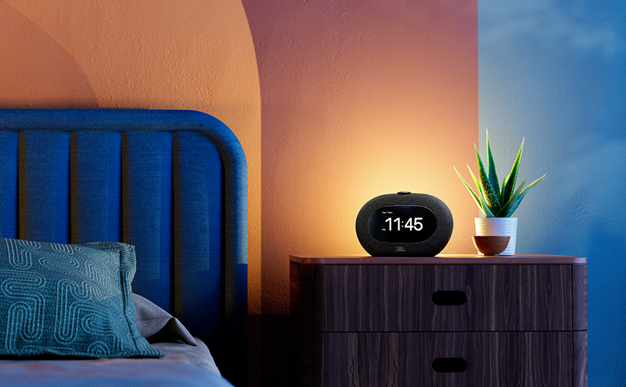 Houten draadloze Bluetooth-luidspreker Wekker, AUX-audio