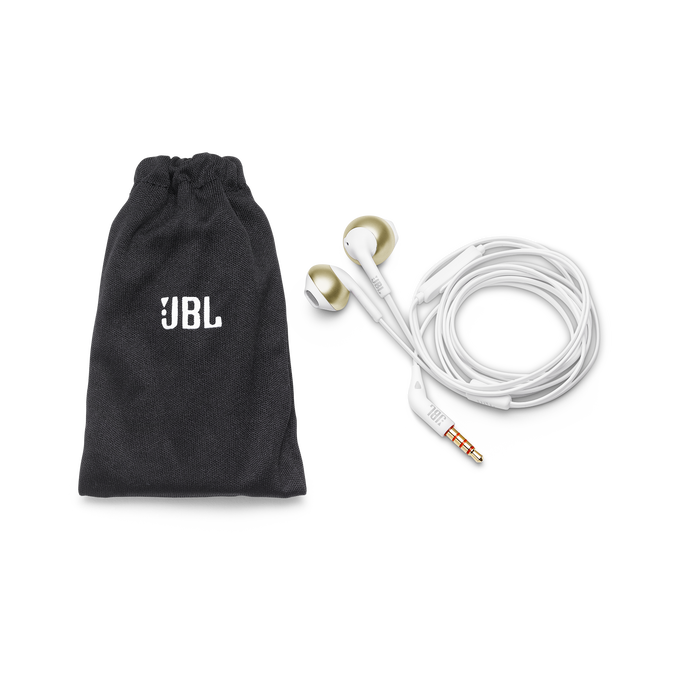 JBL Tune 205 - Champagne Gold - Earbud headphones - Detailshot 2 image number null