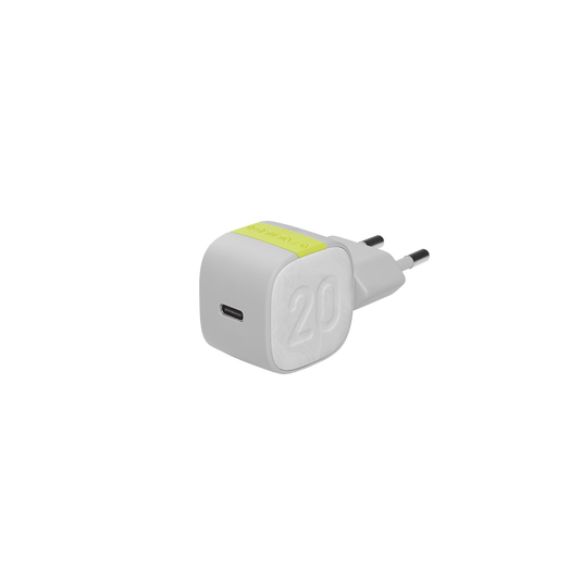 InstantCharger 20W 1 USB - White - Compact USB-C PD charger - Hero image number null