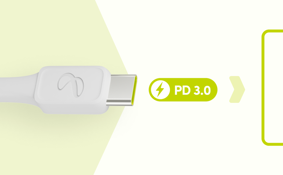 InstantConnect USB-C to USB-C Ondersteunt snel opladen tot 100 W PD 3.0 - Image