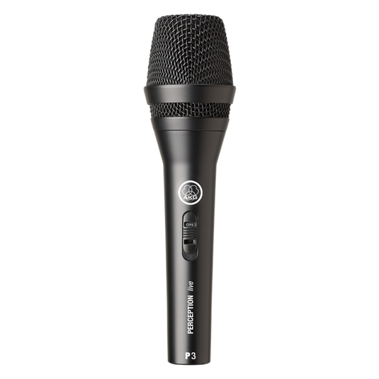 P3 S - Black - High-performance dynamic microphone with on/off switch - Hero image number null