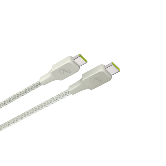 InstantConnect USB-C to USB-C - White - 100W PD ultra-fast charging cable for USB-C device - Detailshot 2 image number null