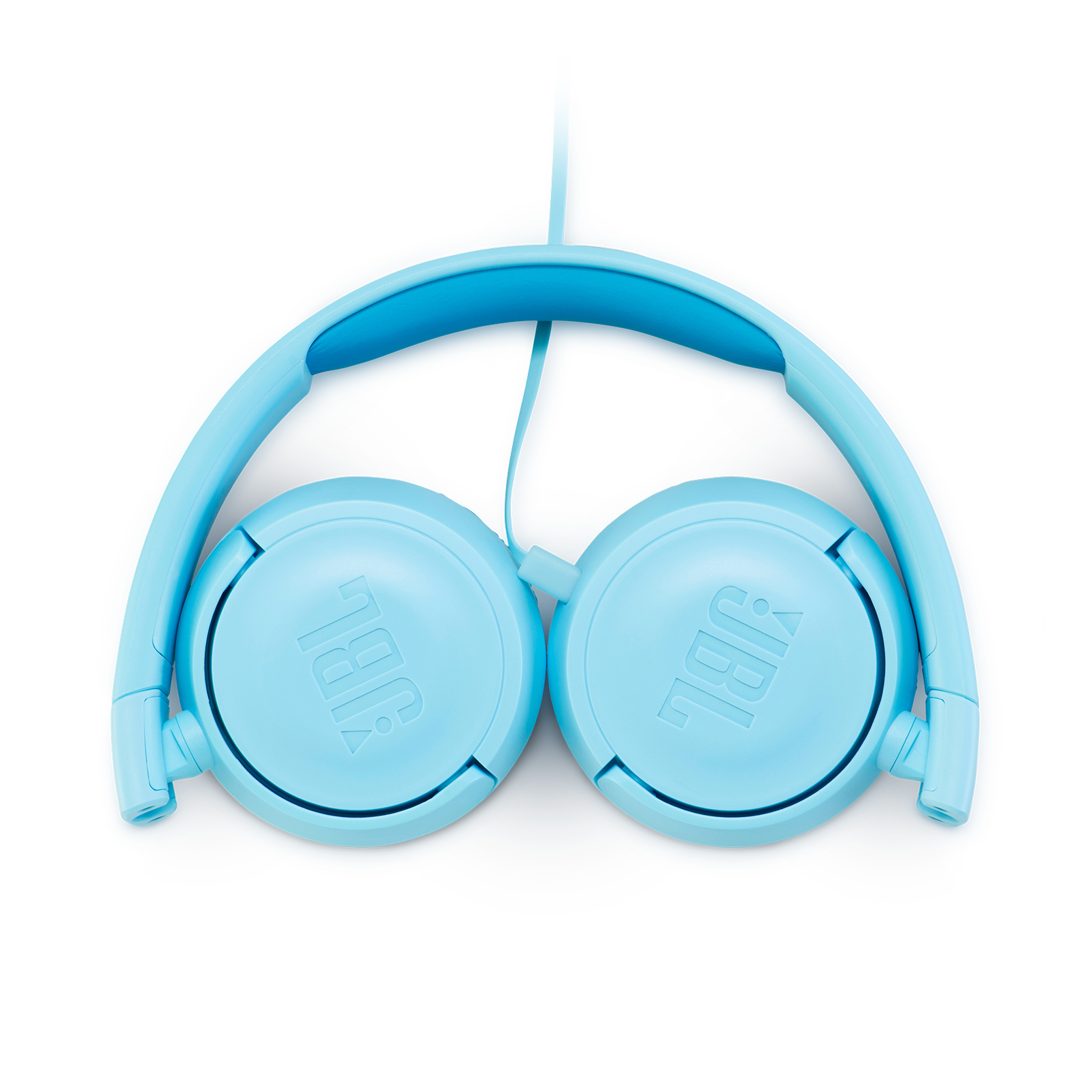 JBL JR300 - Ice Blue - Kids on-ear Headphones - Detailshot 3